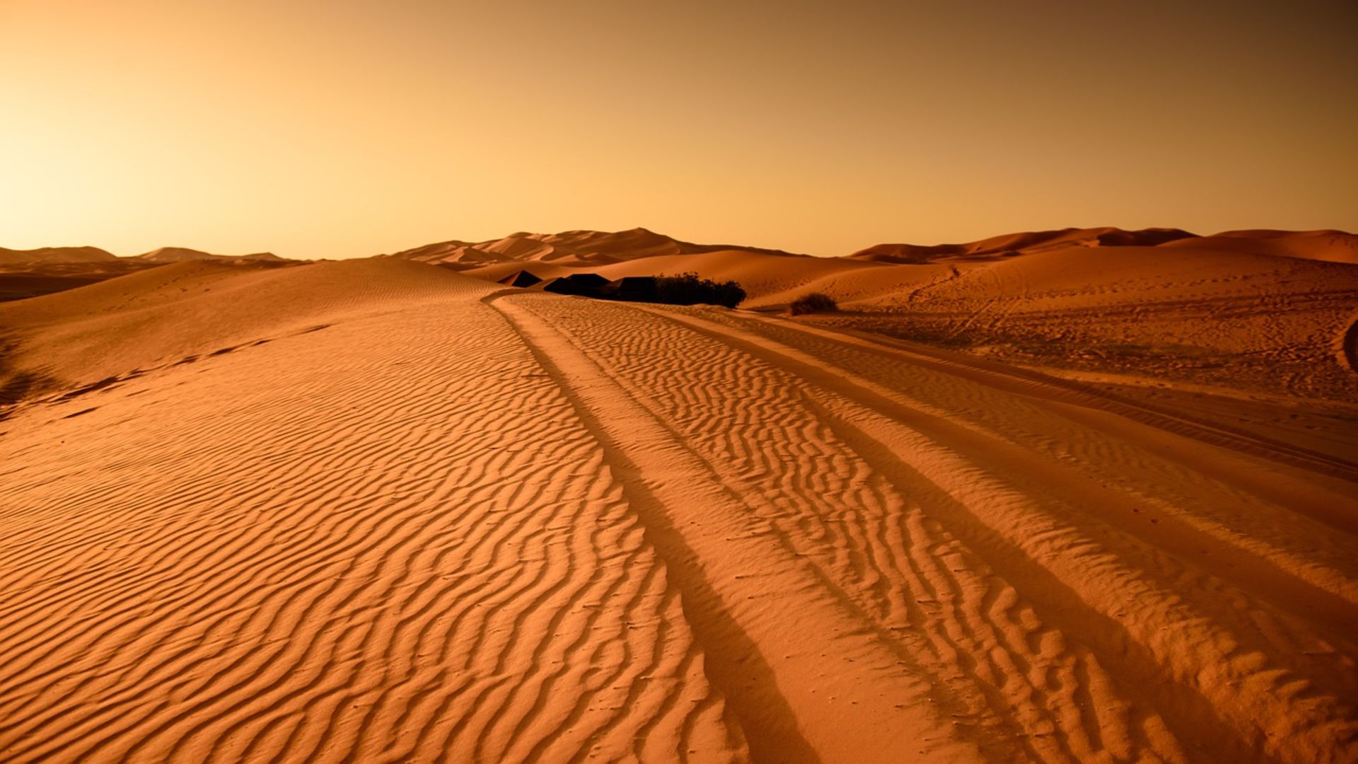Sahara dunes near Merzouga