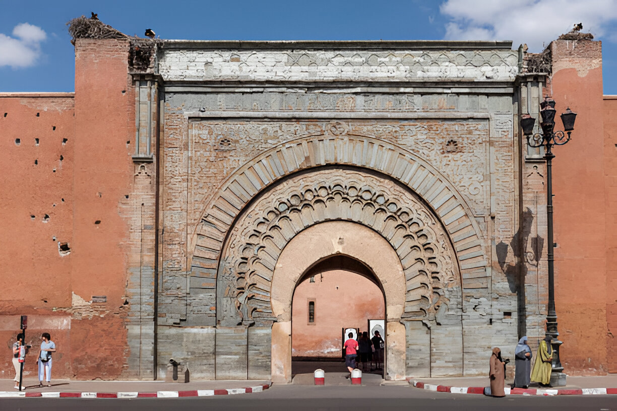 Bab Agnaou, the historic southern gate of Marrakech